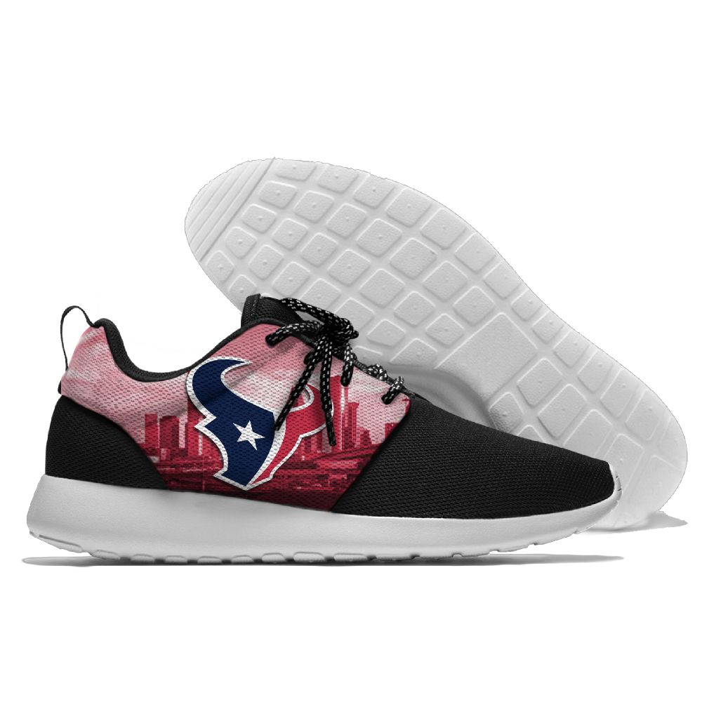 Women's NFL Houston Texans Roshe Style Lightweight Running Shoes 006